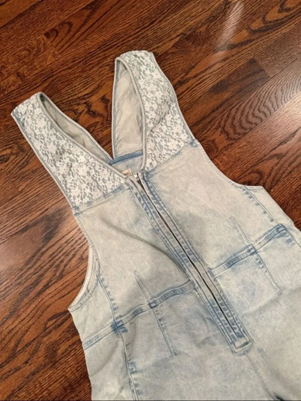 New Anthropologie Pilcro Front-Zip Wide-Leg Jumpsuit Size S - Picture 6 of 8